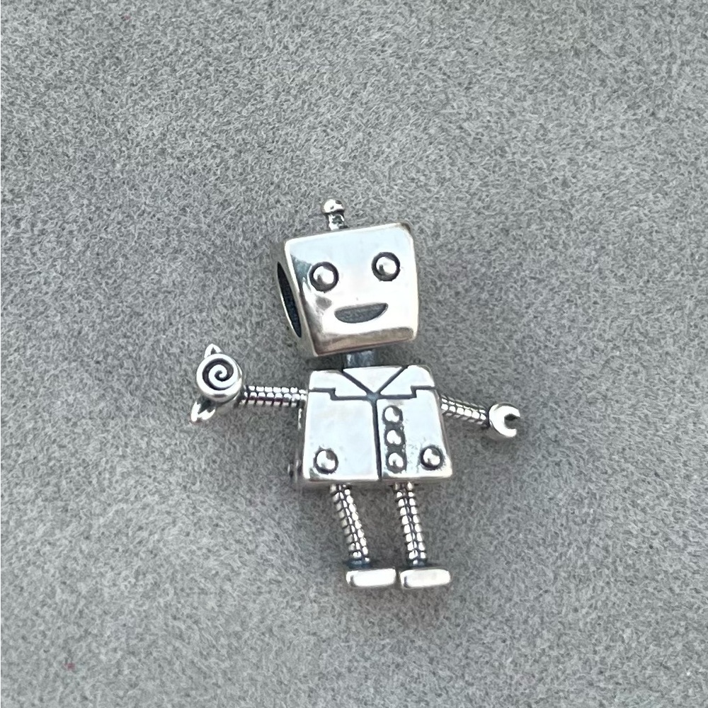 Pandora Silver Robot Charm Bracelet